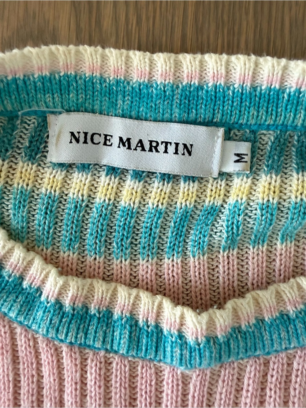 Nice Martin ‘Porter’ rib knit dress 💗🩵 - Picture 3 of 7